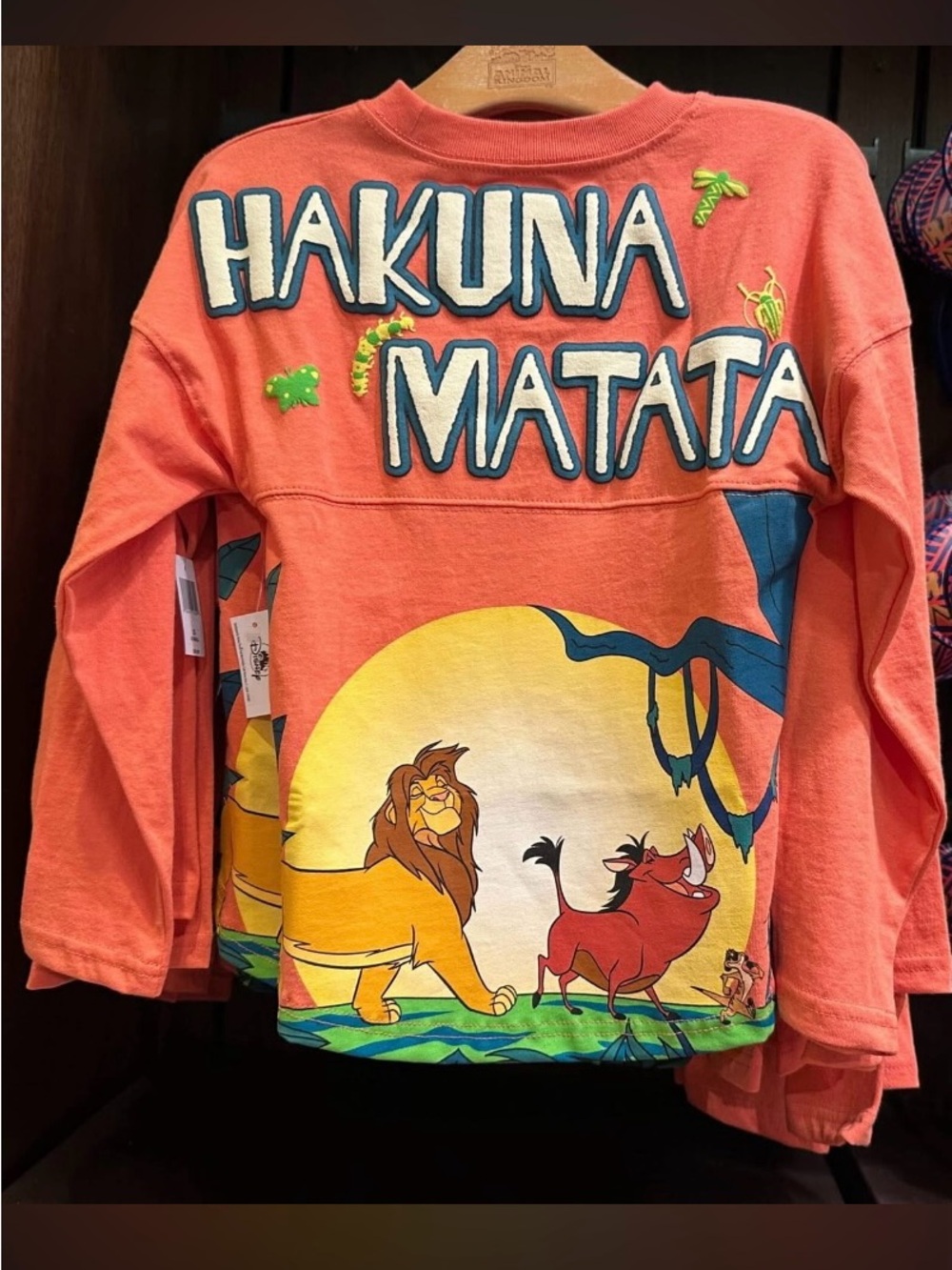 DISNEY Lion King Hakuna Matata Kids' Long-Sleeve Spirit Jersey